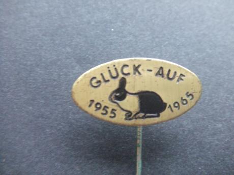 Glück-Auf Konijnen,pluimvee,sierduivenvereniging Hoensbroek(Limburgs Gebrook) gemeente Heerlen afbeelding konijn